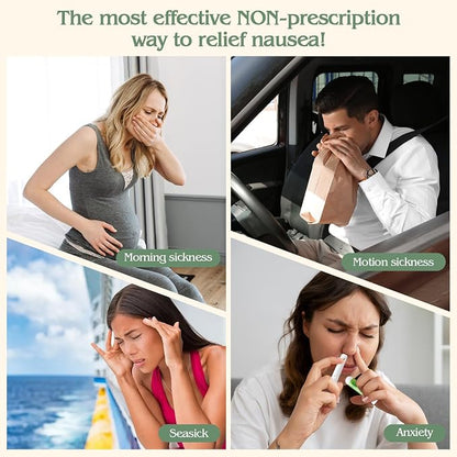 Hion Nausea Relief Inhaler-Lavender, Natural Essential Oils Inhalers