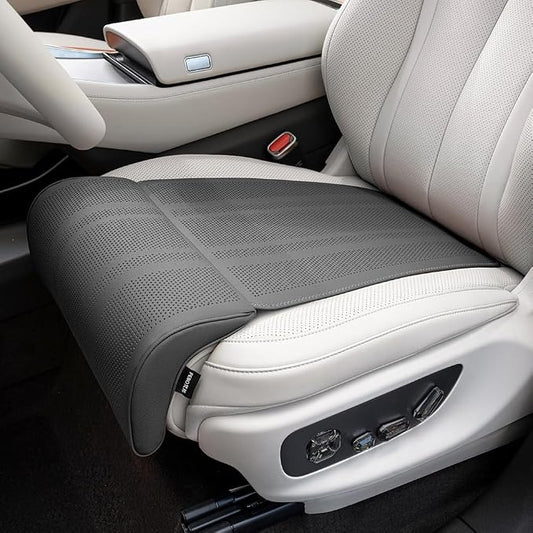 Car Seat Leg Support Extension Cushion for Car Driver Seat Extender Pad Leg Support Seat Pillow For Auid Q5 BMW X5 Toyota RAV4 Ford F150 Hyundai Tucson Honda CRV etc Universal Seat Cushion (Black)