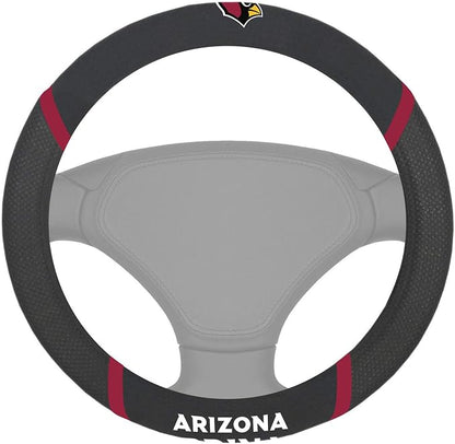 FANMATS NFL Unisex-Adult Embroidered Steering Wheel Cover