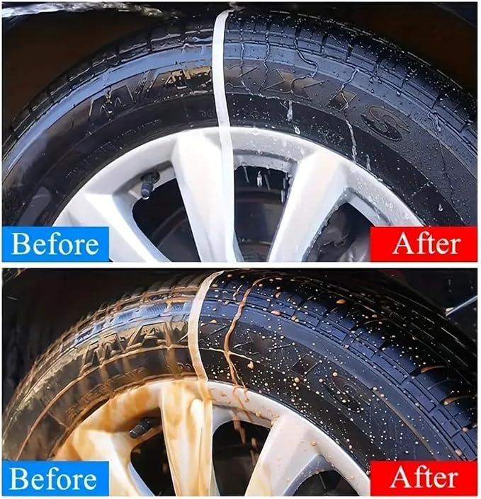 Tire Coating Wax Polish - 50g Car Dressing Paste, Restore Gloss Shine | Driving Safety Enhancement Care Product, Long Lasting Paste with Applicator