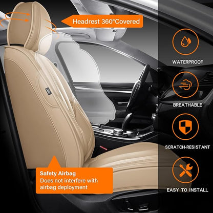 MINGBRON Seat Covers, Car Seat Covers Front Seats, Car Seat Cover, Car Seat Protector Waterproof,Seat Covers Carseat Cover Universal Fit for Most Cars