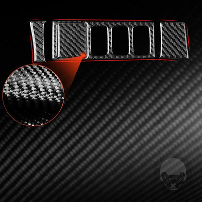 NVCNX Real Premium Carbon Fiber for Toyota 2nd Gen Tacoma Accessories 2005-2015 2006 2007 2008 2009 2010 2011 2012 2013 2014 Car Dash Driver Side Button Panel Cover Interior Trim Sticker Decal 4PCs