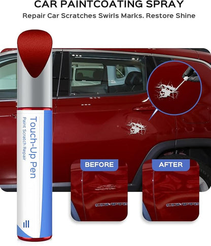 PRV/NRV Velvet Red Pearl Touch Up Paint Compatible with Jeep Exact Match Chips and Nicks Touch Up