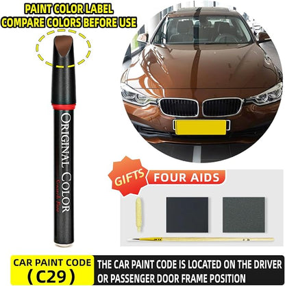 Carhoo C29 Chestnut Bronze Touch Up Paint Suitable For BMW, Genuine Custom Color Absoulutely Without Color Differences (16ml)
