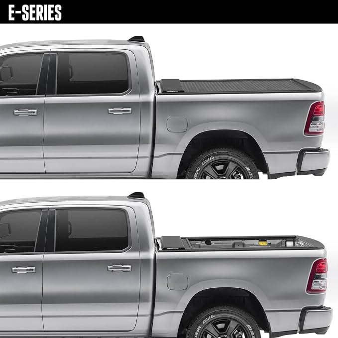 RealTruck Roll-N-Lock E-Series Retractable Truck Bed Tonneau Cover | RC223E | Fits 2019 - 2025 Chevy/GMC Silverado/Sierra, works w/ MultiPro/Flex tailgate (w/o Carbon Pro Bed) 5' 10" Bed (69.9")
