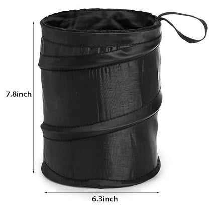 yarlung 6 Pack Car Trash Can, Collapsible Pop-up Car Garbage Can, Waterproof Small Trash Bag Portable Rubbish Bin for Automotive
