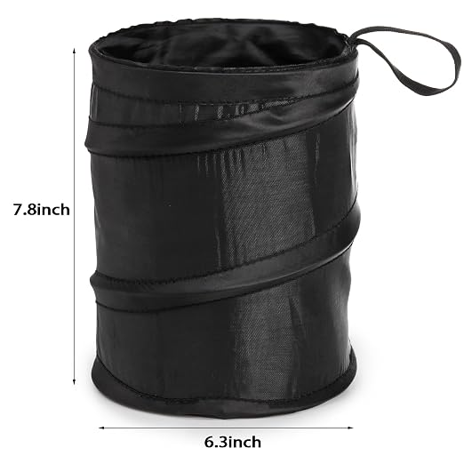 yarlung 6 Pack Car Trash Can, Collapsible Pop-up Car Garbage Can, Waterproof Small Trash Bag Portable Rubbish Bin for Automotive