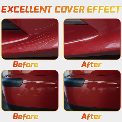 Touch Up Paint Pen for Cars, Car Paint Scratch Repair, 2-In-1 Car Touch Up Paint Fill Paint Pen, Quick & Easy Solution to Repair Minor Automotive Scratches 0.8 fl oz (Red Preal)