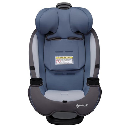 Safety 1st Grow and Go All-in-One Convertible Car Seat, Rear Facing, 5-40 lbs, Forward Facing (30–65 lbs), High Back Booster Seat 40-100 pounds, Alaskan Blue
