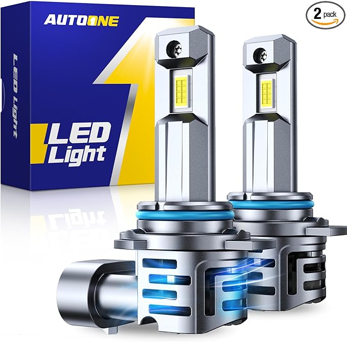 AUTOONE 2026 Upgraded 9012 HIR2 Fog Bulbs, 1000% Bright 50000 Lumens