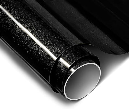 ColorFusion PPF by VViViD, Gloss Metallic Black Dry Apply PPF Vinyl Car Wrap Roll 60ft x 5ft