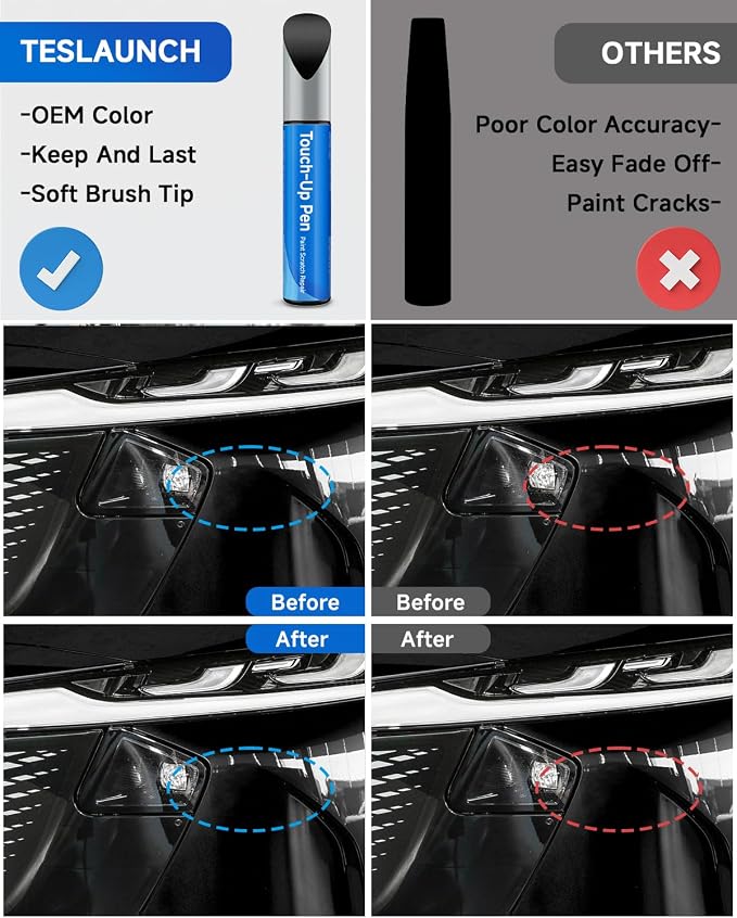 41W Jet Black Pearl Touch Up Paint Compatible with Mazda Exact Match Touch Up Paint Car Scratch Repair