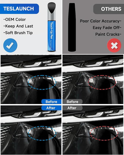 41W Jet Black Pearl Touch Up Paint Compatible with Mazda Exact Match Touch Up Paint Car Scratch Repair