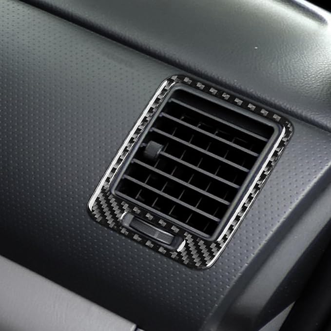 NVCNX Real Premium Carbon Fiber for Toyota 2nd Gen Tacoma Accessories 2005-2015 2006 2007 2008 2009 2010 2011 2012 2013 2014 Car Dash Dashboard Panel Cover Interior Trim Kit Overlay Sticker Decal 7PCs