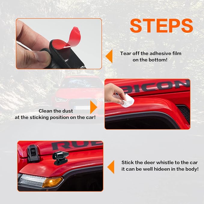 AOCISKA 8 Pieces Deer Whistle,Deer Warning Whistles Device for Car,Save Deer Whistles Repellent Devices,Deer Whistles for Vehicles,Car Deer Warning Devices Animal Alert for Cars Trucks Motorcycles