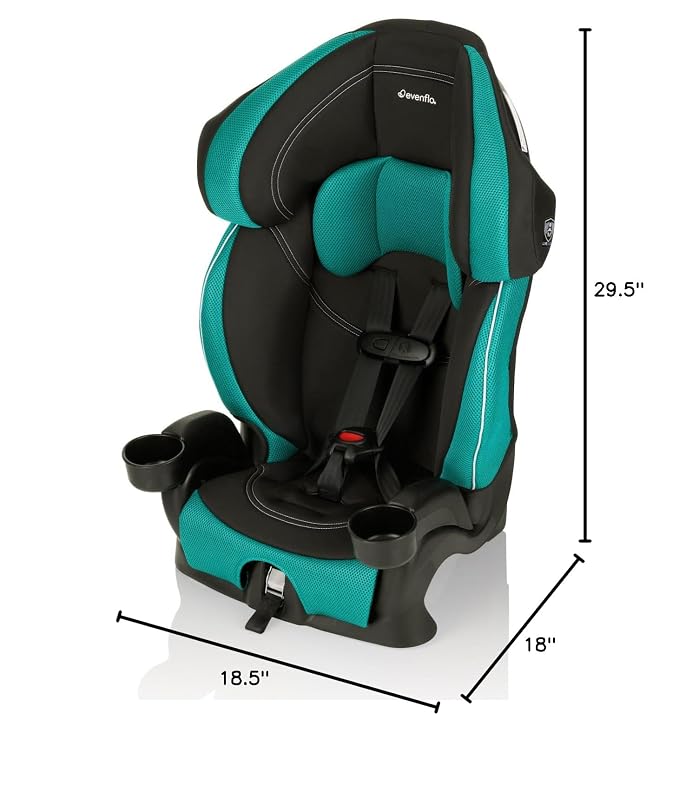 Evenflo Chase LX Harnessed Booster Car Seat (Jubilee Green)