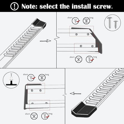 COMNOVA Running Boards Compatible with 2004-2014 Ford F-150 Super Cab (3/4 Size Rear Doors), 6 Inch Step Pad Design, F150 Step Bars Side Steps Made with Carbon Steel, F150 Truck Nerf Bars, OE Style.