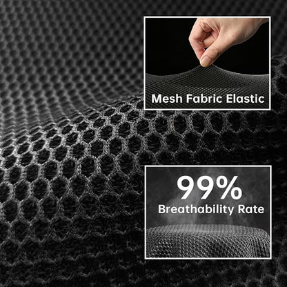 lumbar support for car, driver seat lumbar pillow, ergonomic car seat back cushion, Memory Foam mesh back support, orthopedic, Improve Sitting Posture Back Pain Relief, Soft Breathable Durable 1P