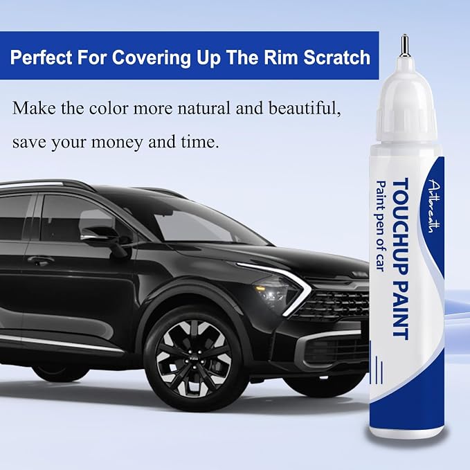 Aurora Black Pearl (ABP) Touch Up Paint for Kia-Exact Match–Chips and Nicks Car Paint Scratch Repair Kit Automotive Paint Pen for Forte/K5/Optima-models/Seltos/Sorento/Telluride