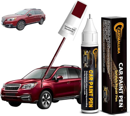 H2Q Venetian Red Pearl Car Touch Up Paint for Subaru, Color Accurate Car Paint Scratch Repair Pen Kit Quick & Easy Fix Vehicle Chips and Automotive Nicks Scuff