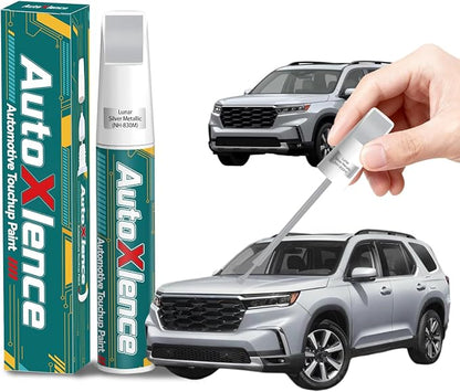 NH-830M Lunar Silver Metallic Touch Up Paint Compatible with Honda Car Paint Pen Scratch Repair Automotive Scratch Remover Fix Exact Color Match