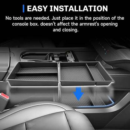 SXCY for 2025 2026 Nissan Murano Center Console Organizer for 2025 2026 Nissan Murano Accessories 2025 2026 Murano Under Center Console Organizer Tray Lower Console Storage