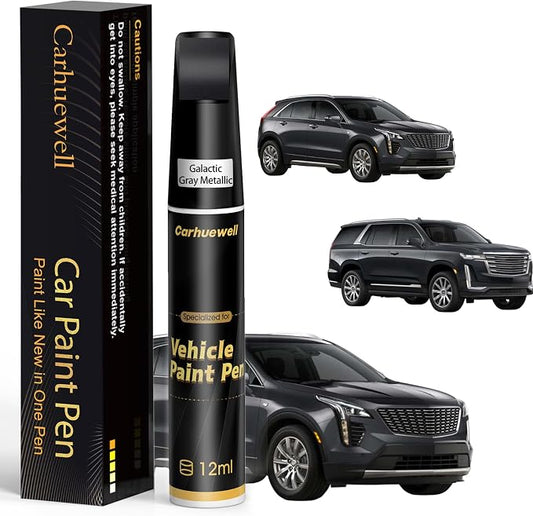 Touch Up Paint for Cadillac Galactic Gray Metallic(G6M/WA618G) Car Touch Up paint Genuine Exact Color Code Compatible With Cadillac Vehicle