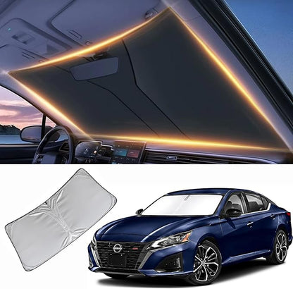 Windshield Sun Shade for Nissan Altima Front Window Shades Cover for 2013-2025 Altima Windshield Sun Visor Protector Car Accessories