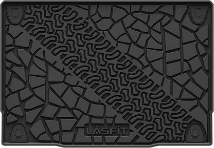 LASFIT Cargo Mat for 2021-2026 Ford Bronco 4-Door TPE Cargo Area Mat Custom Fit Full Coverage Trunk Liner All Weather Protector, Non-Slip