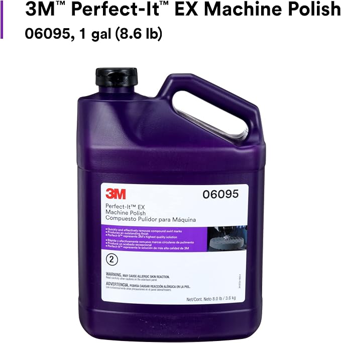 3M Perfect-It EX Machine Polish, 06095, High Performing, 1 gal (8.6 lb)