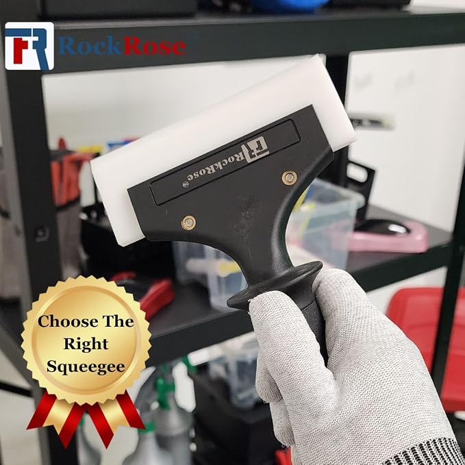 RockRose 6.7'' Reinforced Plastic Handle Tool Ideal for Tint Films Home & Office Windows Car Wrap Tool PPF Installation Essential Addition to Your Toolbox