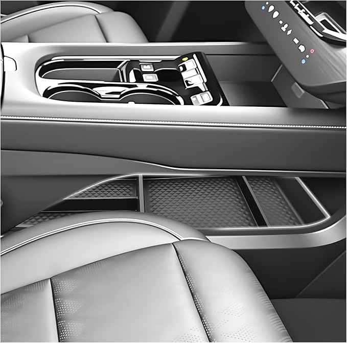 SXCY for 2025 2026 Nissan Murano Center Console Organizer for 2025 2026 Nissan Murano Accessories 2025 2026 Murano Under Center Console Organizer Tray Lower Console Storage