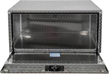 Buyers Products 1705119 Diamond Tread Aluminum Underbody Truck Tool Box, 18 x 24 x 36, Made in USA, .100 in. Thick, Corrosion-Resistant, Locking Compression Latch, Secure Storage for Work Trucks