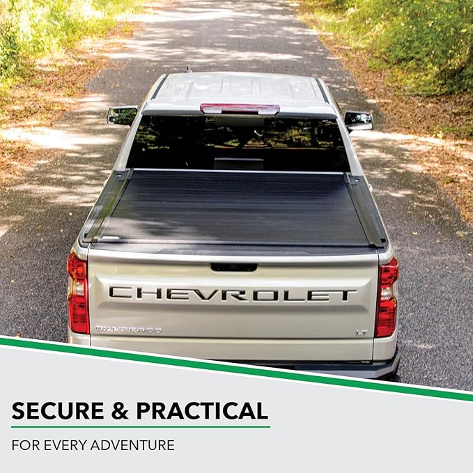 Gator Recoil Retractable Truck Bed Tonneau Cover | G30481 | Fits 2019 - 2025 Chevy/GMC Silverado/Sierra 1500, works w/ MultiPro/Flex tailgate (Will not fit Carbon Pro Bed) 5' 10" Bed (70")