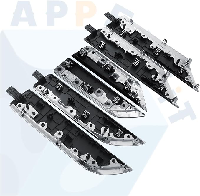 Door Trim Molding Kit Carbon Fiber 6pcs for Interior Door Panel & Center Console 84458971 Compatible with Chevrolet Chevy Silverado & GMC Sierra Truck Door Accessories Parts