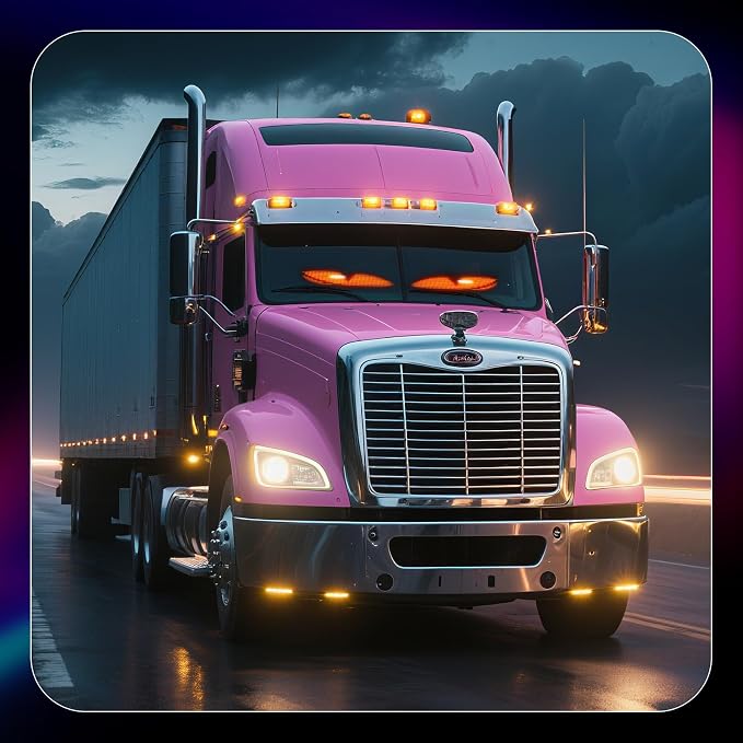 Devil Eyes Light for Cars,Flexible Scrolling Programmable LED Signs,LED Eyes for Truck Windshield,Custom Editor Colours,Animations,Text