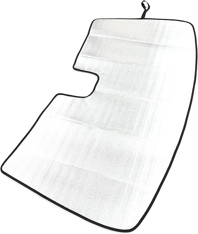 Windshield Sun Shade Compatible with Mercedes-Benz ML-Class 2012-2015 Foldable Front Windshield Sunshade Protector, Block UV Rays Keep Your Car Cooler