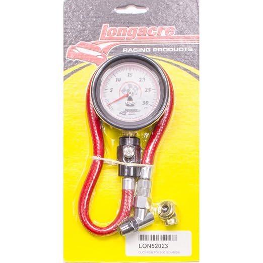 Longacre 52-52023 Tire Pressure Gauge, 2-1/2 Inch, 0-30 PSI