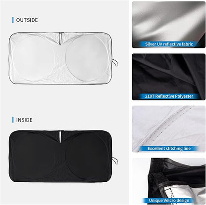 for Impreza Sunshade Windshield Sun Shade for 2017-2024 Subaru Impreza WRX Sedan Hatchback Foldable Windshield Cover for Subaru Legacy Front Window Sun Visor for 2022 Ascent Accessories