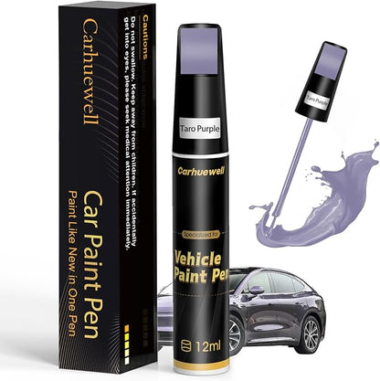 Purple Touch Up Paint for Cars, Auto Car Paint Touch Up Paint Pen for Deep Scratches, Car Scratch Repair Pen, Quick and Easy Solution to Repair Minor Automotive Scratches (Taro Purple)