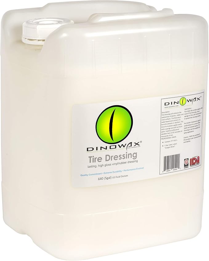 Tire Dressing | High Gloss Long Lasting Automotive Dressing | Professional-Grade (640 Oz)