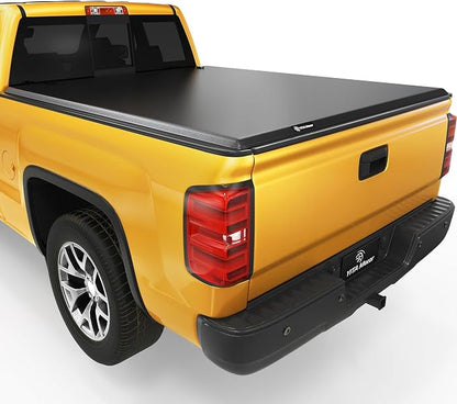 YITAMOTOR Soft Tri Fold Truck Bed Tonneau Cover Compatible with 2007-2013 Chevy Silverado/ GMC Sierra 1500, Fleetside 5.8 ft Bed