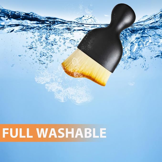 2PCS Car Interior Detailing Brush Soft Bristle Detail Brushes,Dash Duster Cleaning Brush,Car Accessories for Women,Interior Cleaning Tool for Automotive,Truck,SUV,RV