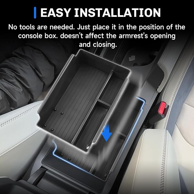 SXCY for 2025 2026 Acura ADX Center Console Organizer for 2025 2026 Acura ADX [A Spec/A Spec with Advance] Accessories 2025 2026 ADX Armrest Console Organizer for 2026 Acura ADX Console Organizer Tray