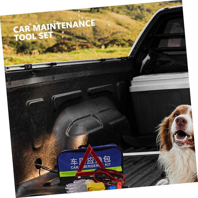 GLEAVI Car Roadside Kit Automotive Tool First Aid Kit for Home Vehicle Accessory