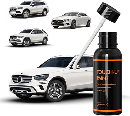 799 Diamond White Touch Up Paint for Mercedes Benz, DIY Car Paint Scratch Repair Kit, Automotive Paints, Quick & Easy Fix Scratch Repair for C/E/S/G/CLA/CLE/GLA/GLB/GLC/GLE/GLS/EQE/EQS