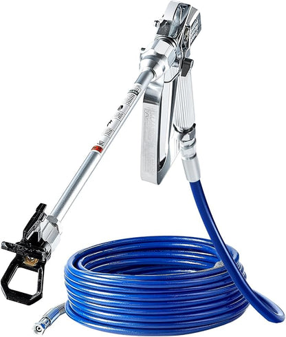 VEVOR Airless Paint Spray Gun and Hose Kit, 3600PSI High Pressure Paint Sprayer Hose Set with 5 Tips, 211, 315, 417, 517, 623, Swivel Joint Airless Spray Gun Kit with Filters, Hose and Extension Rods