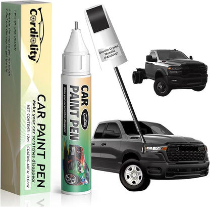 Granite Crystal Metallic(PAU/LAU) Touch Up Paint Pen for Ram,Car Paint Scratch Repair Pen Quick and Easy Fix Auto Paint Scratch