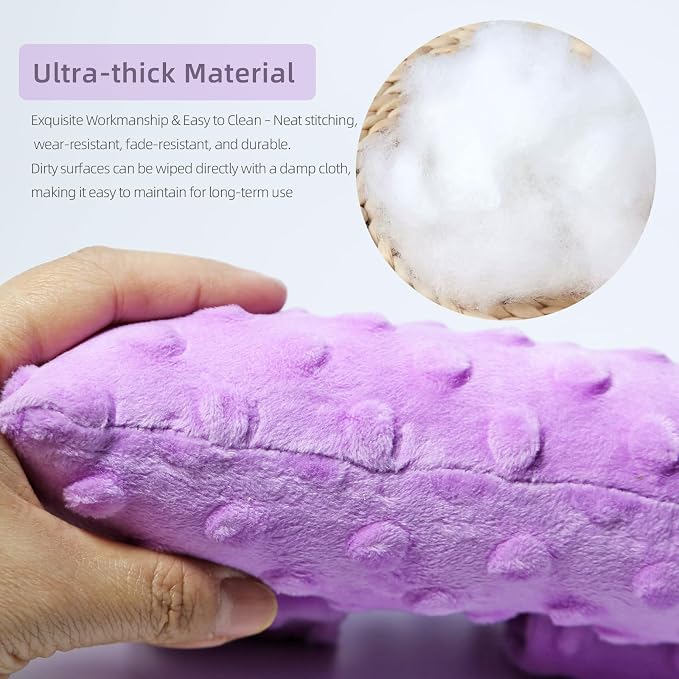 KANICER Chemo Port Pillows for Mastectomy, Pacemaker Pillow Heart Surgery Recovery Gifts，Heart Surgery Pads Bypass Breast Cancer Protectors (Purple)