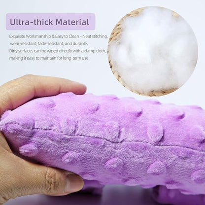 KANICER Chemo Port Pillows for Mastectomy, Pacemaker Pillow Heart Surgery Recovery Gifts，Heart Surgery Pads Bypass Breast Cancer Protectors (Purple)